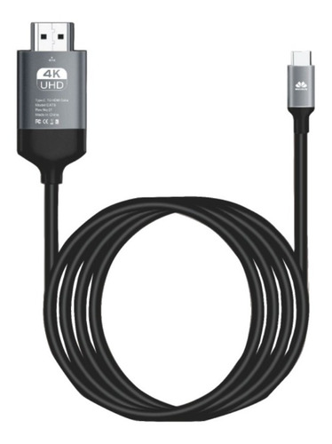 Cable Tipo C A Hdmi 4k Real 60 Hz Movisun 2mts Cat-8