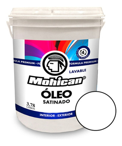 Oleo Satinado 1 Galon Colores Mohican