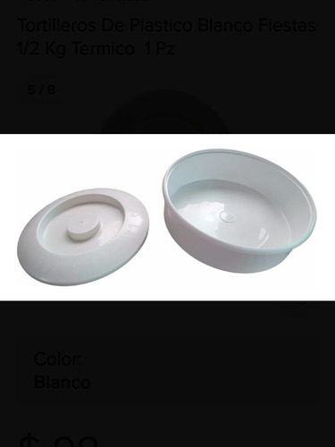 Tortillero Térmico Blanco (Usado)