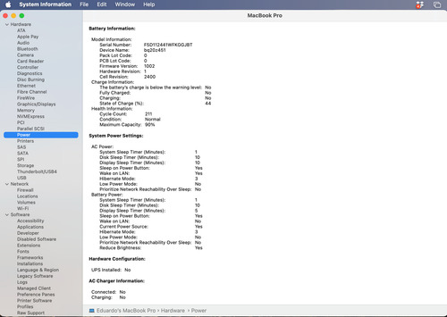 Apple Macbook Pro M1 2020 (Usado)