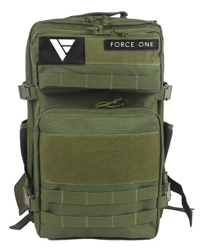 Mochila Force One Shield 45l Impermeável Army Green