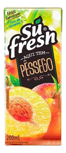 Bebida de Pêssego Sufresh 200ml