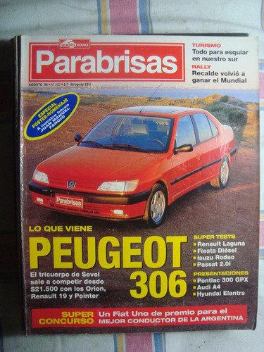 Parabrisas 202 Peugeot 306 Renault Laguna Fiesta Diesel Isuz