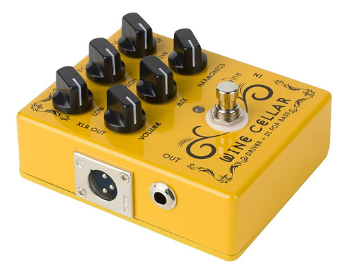 Pedal De Efeito De Guitarra Baixo Alumínio Shell Drive,