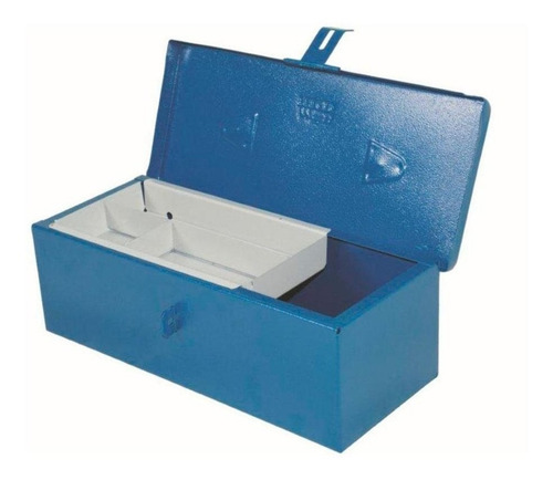 Imagem 2 de 2 de Caixa de ferramentas Fercar 00 de metal 13cm x 30cm x 10cm azul