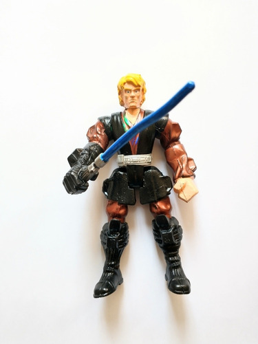 Anakin Skywalker Star Wars Figura Con Luz Hecha En México. (Usado)