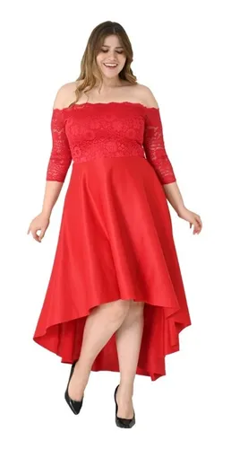 comprar Vestido Encaje Mullet Tallas Extras Grandes Plus Curvy