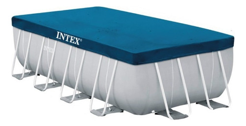 Cobertor Tapa Rectangular Intex 4 X 2 Mts. Para Piscina