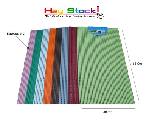 Imagen 2 de 5 de Alfombra Tapete Antideslizante Multiuso Goma Eva 40x65 Cm