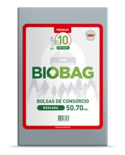 Bolsa Residuo Negra Bio Bag 50x70 X 10unid