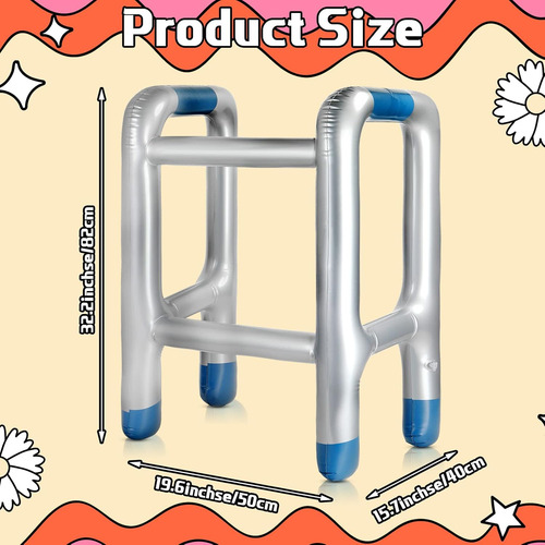 2 Piezas Andador Inflable Juguete Inflable Andador Inflable