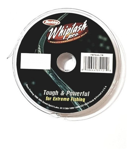 Multifilamento Berkley Whiplash 0.30mm 66lbs X 100 Mts