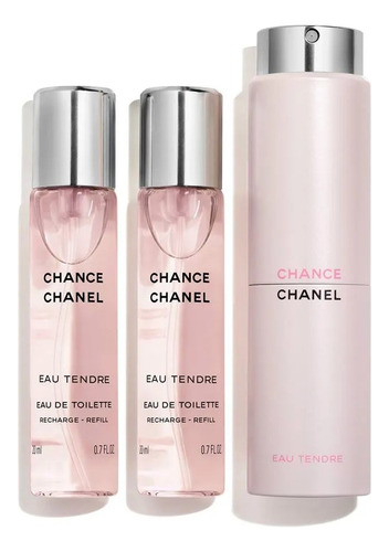 Chanel Chance Eau Tendre Edt Twist & Spray 3x20ml 