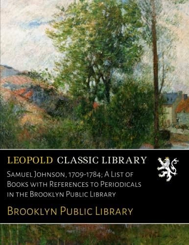 Libro: Samuel Johnson, ; A List Of Books With References To