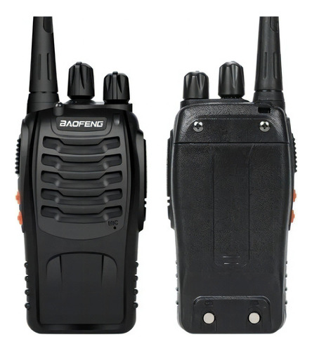 Walkie-talkie Baofeng Walkie Talkie BF-888S com 2 rádios e frequência 400-470MHz - preto 100V/240V