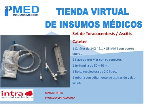 Kit De Toracocentesis 