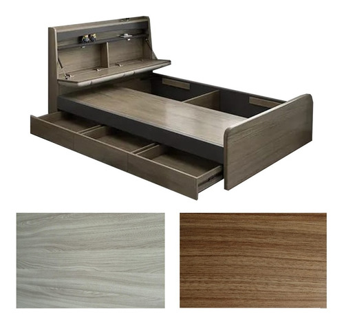 Imagen 3 de 6 de Cama Moderna Juvenil Md Inv-1009 - B1 Junior Class