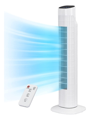 Ventilador Torre Uthfy, 3 Velocidades, Con Control Remoto