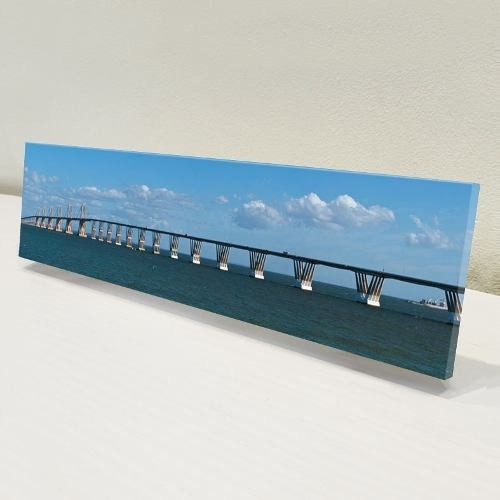 Cuadro Mdf Puente Maracaibo Rafael Medidas 60 X 15 Cm Foto C