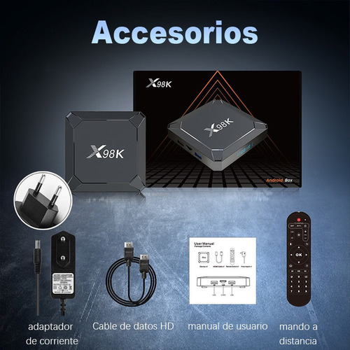 Tv Box Android 8k Wifi6 Bluetooth 4+32gb Streaming Hd