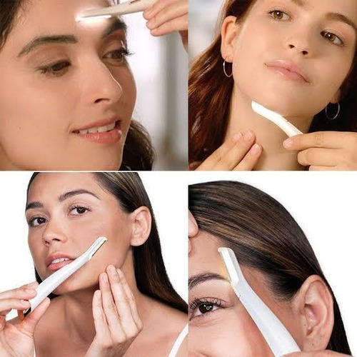 Imagen 5 de 5 de Depilador Facial Con Luz 3 Cabezas De Repuesto Flawlbss