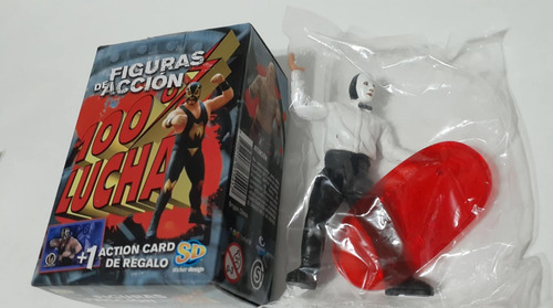 Muñeco De 100% Lucha En Caja Cara De Mascara Sticker Design