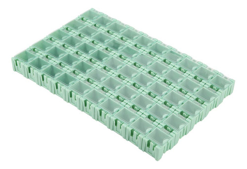 Caja Contenedor Smt Smd 50 Pieza Color Verde Componente Mini