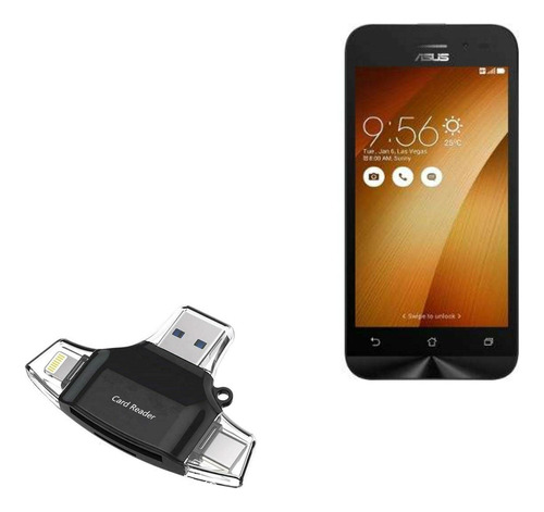 Lector Tarjeta Sd Allreader Microsd Compact Usb Para Asus Go