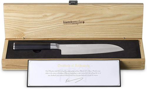 Cuchillo De Chef Kamikoto Santoku, 7'', Acero Japonés