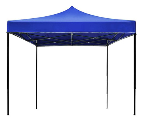 Carpa Impermeable Azul De 3x3m Estructura Plegable De Acero