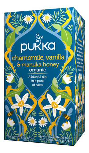Pukka Infusion Chamomile Vanilla Manuka Honey Andina Grains