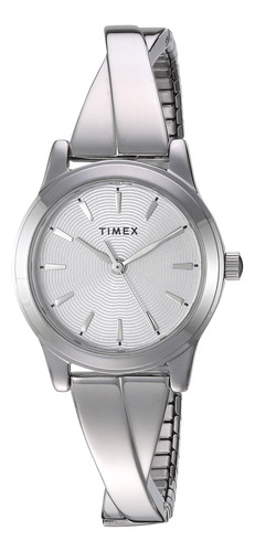 Reloj Timex Mujer De Brazalete Elástico Entrelazado De 25mm