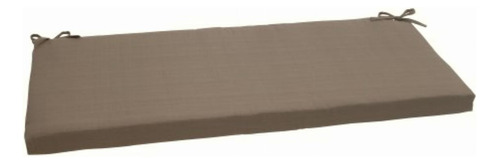 Pillow Perfect Indoor/outdoor Forsyth Bench Cushion, Taupe