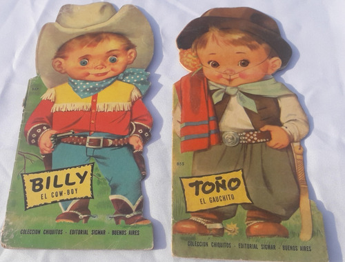 Lote Por Dos Cuento Infantil Chiquitos Billy Y Toño Sigmar