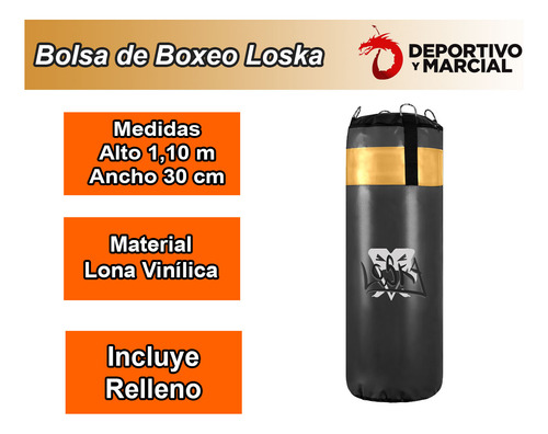 Imagen 3 de 5 de Bolsa Boxeo 1,10 M Con Relleno Vinilica Taekwondo Box En3x