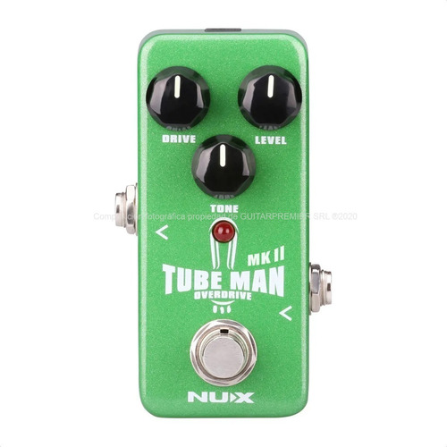 Pedal Efecto Overdrive Nux Core Mini Tubeman Para Guitarra