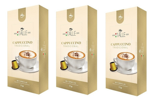 Kit 30 Capsulas Cappuccino Compatíveis Nespresso/cafe Italle