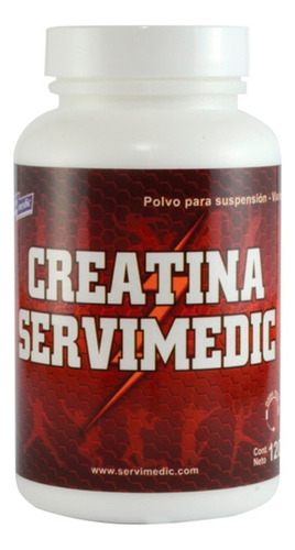 Creatina Servimedic® Monohidratada Pote De 120g