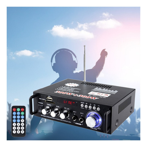 Mini Amplificador De Potencia De Audio Bluetooth De 600 W,