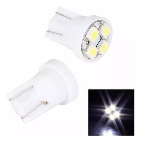 Par Ampolletas Cola De Pez Pescado Led 12v Blanco