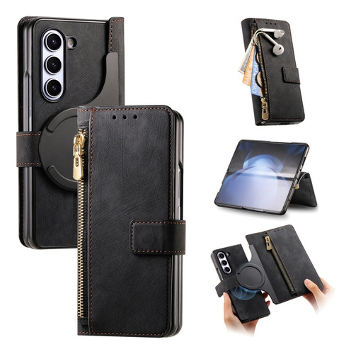 Capa Retro Com Zíper E Estilo Cool Para Samsung