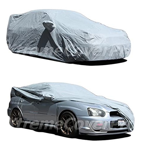 Funda Para Coche Mitsubishi Evolution Evo Spoiler Silver