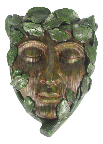 Plantilla De Escultura De La Cara De Árboles Decoración Al