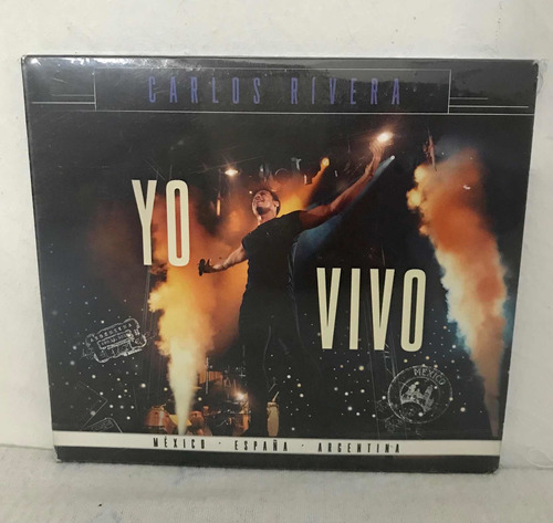 Carlos Rivera Yo Vivo México  España Argentina Cd+dvd