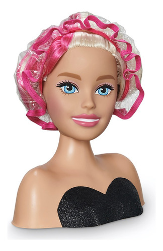 Busto Barbie Styling Hair Penteados Com Acessorios Pupee 1264