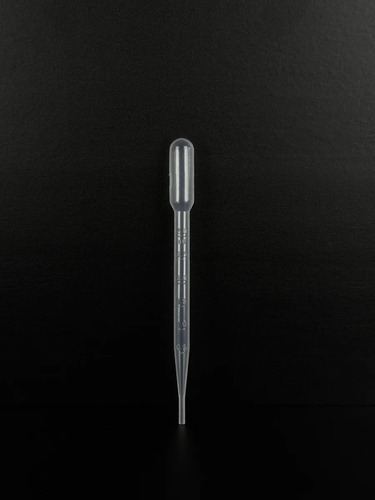 Pipeta Pasteur De Plástico De 3 Ml: 100 Unidades Para Labora