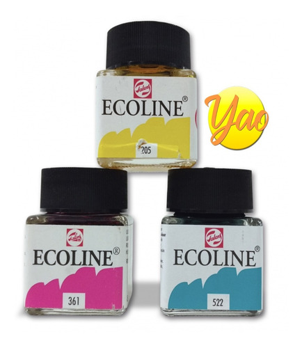 Acuarelas Liquida Ecoline X 30 Ml .talens