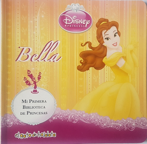 Libro Bella Disney Princesas Tapa Dura Tarjeta Disney Regalo
