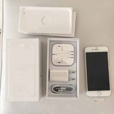 iPhone 6, Silver 64 Gb, Novo