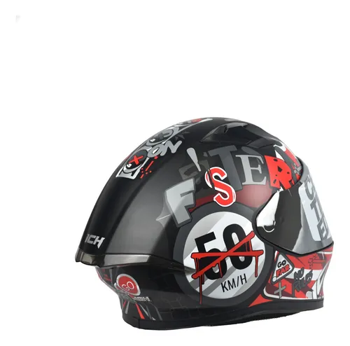 Casco Integral Ich 503 Ed Special No Rules Ngr M Rj Visor Sl
